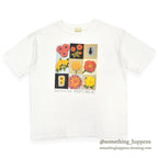 1980's~ BANANA REPUBLIC SAFARI & TRAVEL FLOWER ART T-SHIRT ... L
