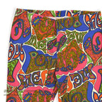 1960's JANTZEN LOVE ME ALL OVER PRINT COTTON PANTS... 36