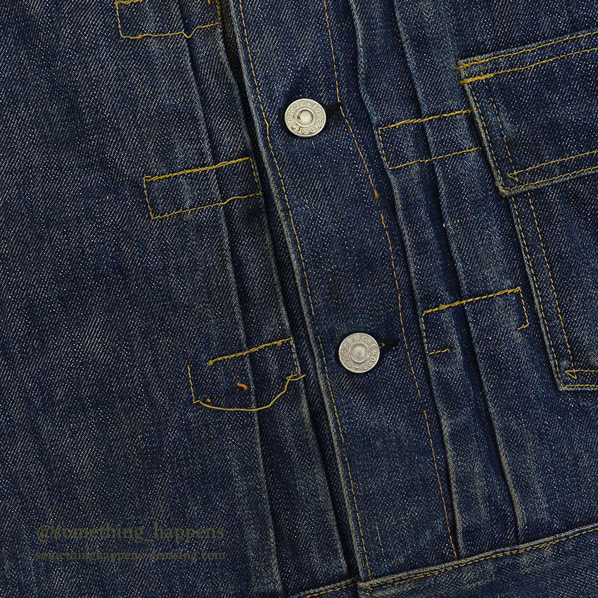 1950's PENNEY'S FOREMOST DENIM JACKET ONE WASH... 36