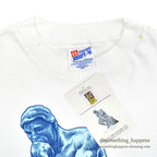 1990s DEADSTOCK HANES The Thinker ART PRINT T-SHIRT ... LARGE