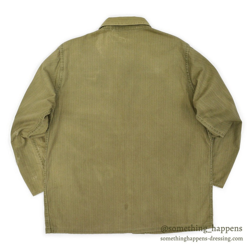 ~1940's METAL BUTTON TWO POCKETS HBT JACKET...