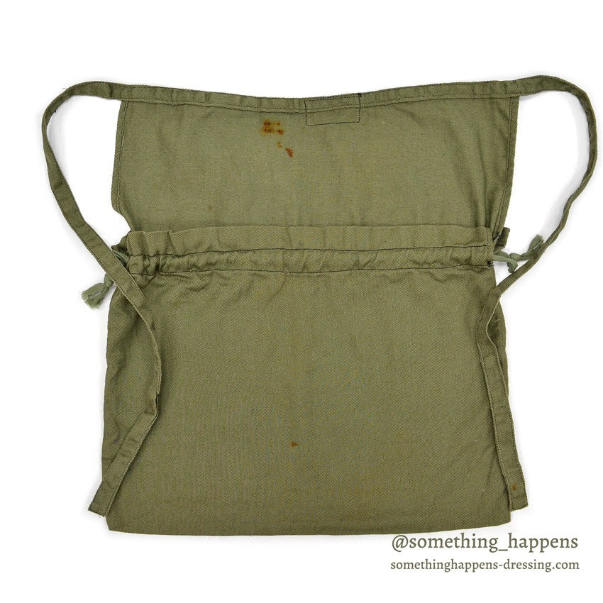 1940's AMERICAN RED CROSS WW2 COTTON TWILL APRON DITTY BAG...
