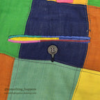1970's DARIEN SPORT SHOP INDIA MADRAS CRAZY PATCHWORK PANTS... W34/L29