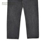 1990's Levi's 501 BLACK DENIM PANTS... W36 L30