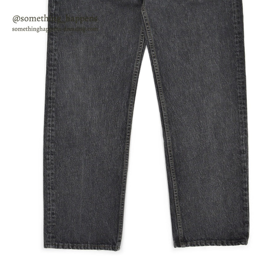 1990's Levi's 501 BLACK DENIM PANTS... W36 L30
