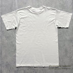 1990's ALORE WHITE BLANK T-SHIRT ONLY ONE WASH...L