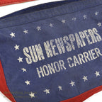 1950's~ SUN NEWSPAPERS HONOR CARRIER DELIVERY BAG...