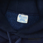 1970's CHAMPION NAVY BLANK REVERSE WEAVE SWEAT PARKA MINT... M