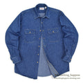 1980's ORVIS DENIM WORK SHIRT ... M