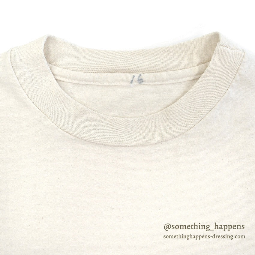 1990's US FLAG SLEEVE PRINT T-SHIRT...