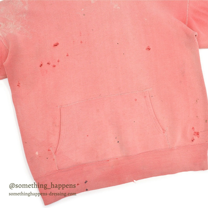 1950's RED FADED SWEAT HOODIE NICE WORN ...