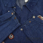 1950's DUBBLEWARE MEMORIAL RAILROAD DENIM COVERALL...