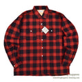 1950's DEADSTOCK WASHINGTON DEE CEE PRINT FLANNEL SHIRT...L
