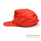1990's BOOTLEG NIKE AIR JORDAN FLIGHT NYLON CAP RED...