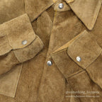 1960's~ SUPERIOR SUEDE LEATHER JACKET BROWN...