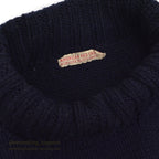 1940's AMERICAN RED CROSS WW2 TURTLE NECK WOOL SWEATER NAVY...