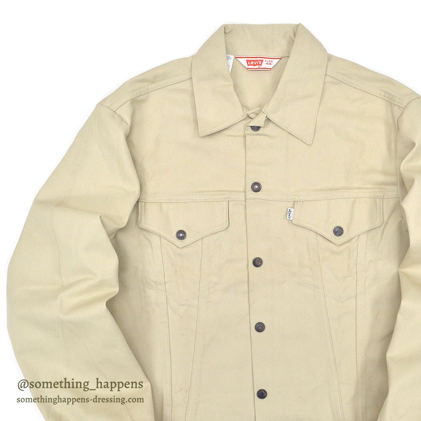 1970's DEADSTOCK Levi's 70505-1022 COTTON TWILL JACKET... 44
