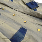 1930's HEAD LIGHT PONTIAC INDIGO TWO-TONE SERVICE COAT CHANGE BUTTON ... 38