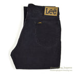 1980's Lee 200 CORDUROY PANTS BLACK 42TALON ... W32/L35