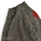ABERCROMBIE & FITCH RED CROSS WOOL SWEATER DARK GRAY ... XL