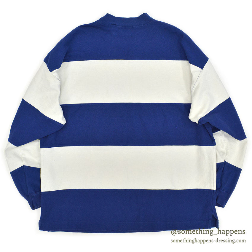 ~1990's GAP WIDE BLUE/WHITE STRIPE COTTON L/S TEE ... L