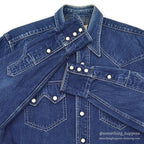 1950's DALL SMITH DENIM DENIM WESTERN SHIRT ...