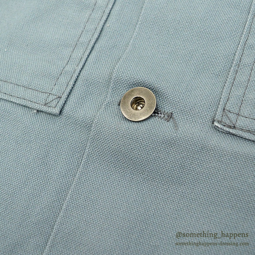 DEADSTOCK BLUE BEAR DUCK COVERALL...M