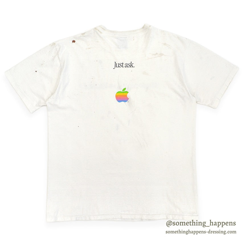 1990's ONEITA APPLE WHY DO PEOPLE LOVE MACINTOSH T-SHIRT... XL
