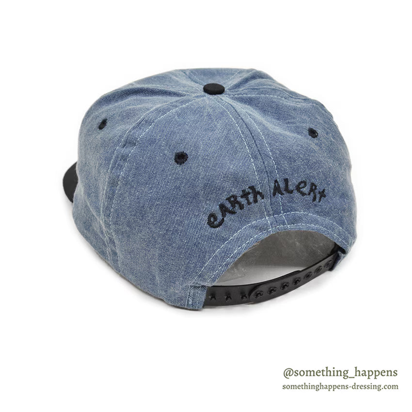1990's PLANT THE PLANET FLOWER EMBROIDERY CAP...