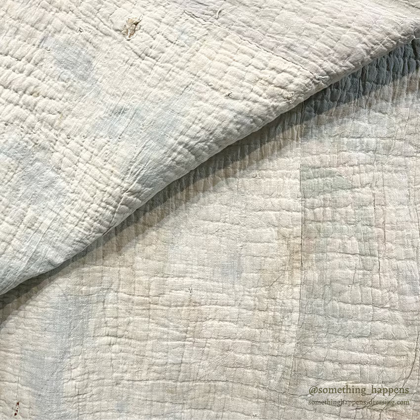 ANTIQUE PAUM TREE PATCHWORK QUILT...208cm/208cm