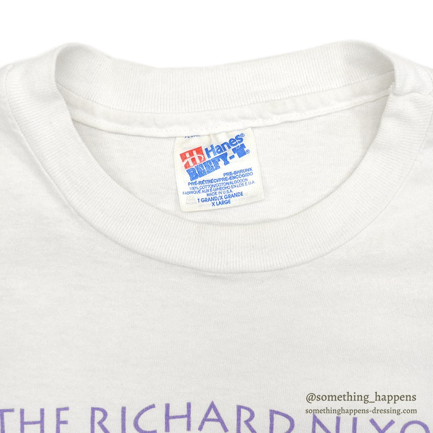1990's HANES RICHARD NIXON GRAPHIC T-SHIRT... XL