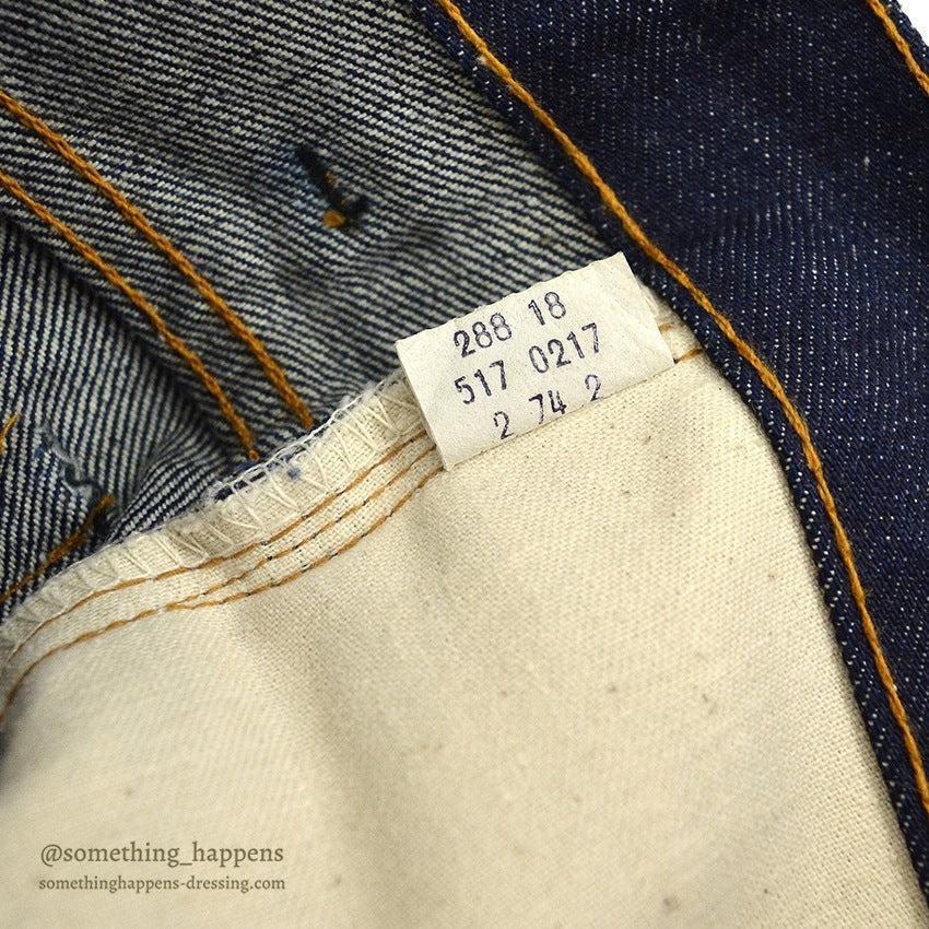 1970's LEVI'S 517 BIG-E DENIM PANTS...W34/L30