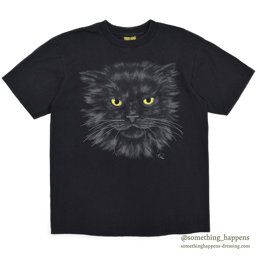 1990's YOUR HEAD GOES HERE STUDIO Q CAT T-SHIRT...L