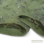 1960's USARMY JUNGLE FATIGUE PANTS POPLIN... MEDIUM-REGULAR