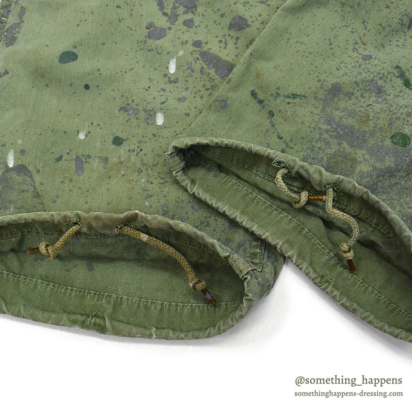 1960's USARMY JUNGLE FATIGUE PANTS POPLIN... MEDIUM-REGULAR