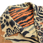 1960's~ ANIMAL PRINT S/S SHIRT...