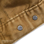 1960's~ LEVI'S BIG-E BROWN COTTON SATIN JACKET...