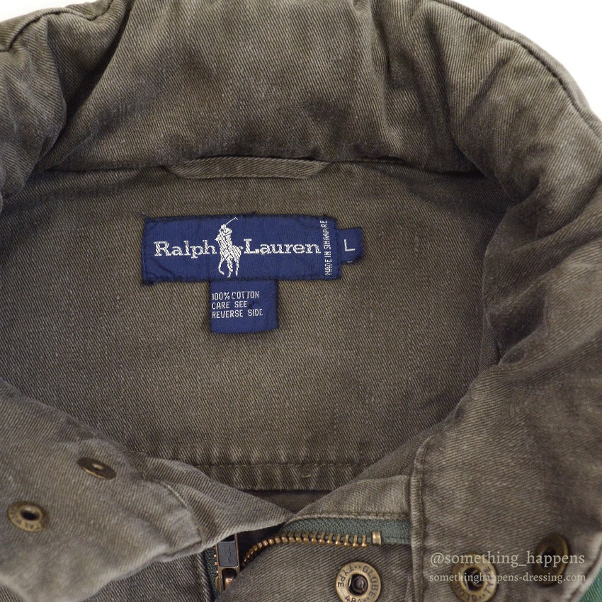 1980's POLO RALPH LAUREN PHOTOGRAPHER JACKET HAND PAINTED ... L