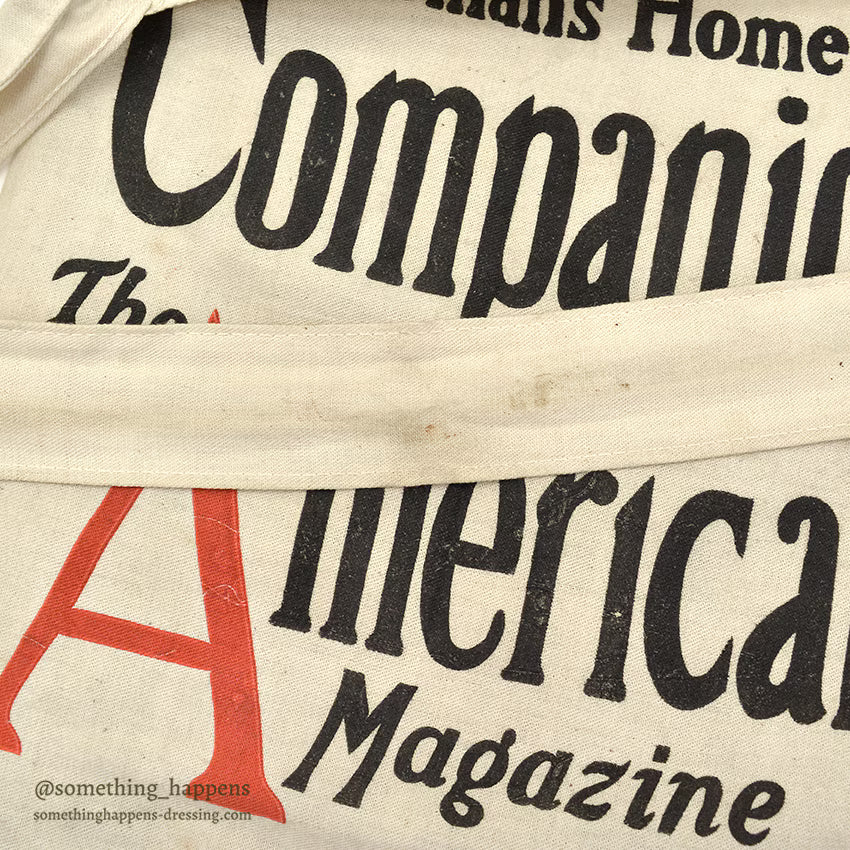 1930's~ COLLIER'S THE NATIONAL WEEKLY MAGAZINE DELIVERY BAG ...