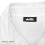 1990's COOL SPORTSWEAR WHITE COTTON S/S SHIRT ... XL