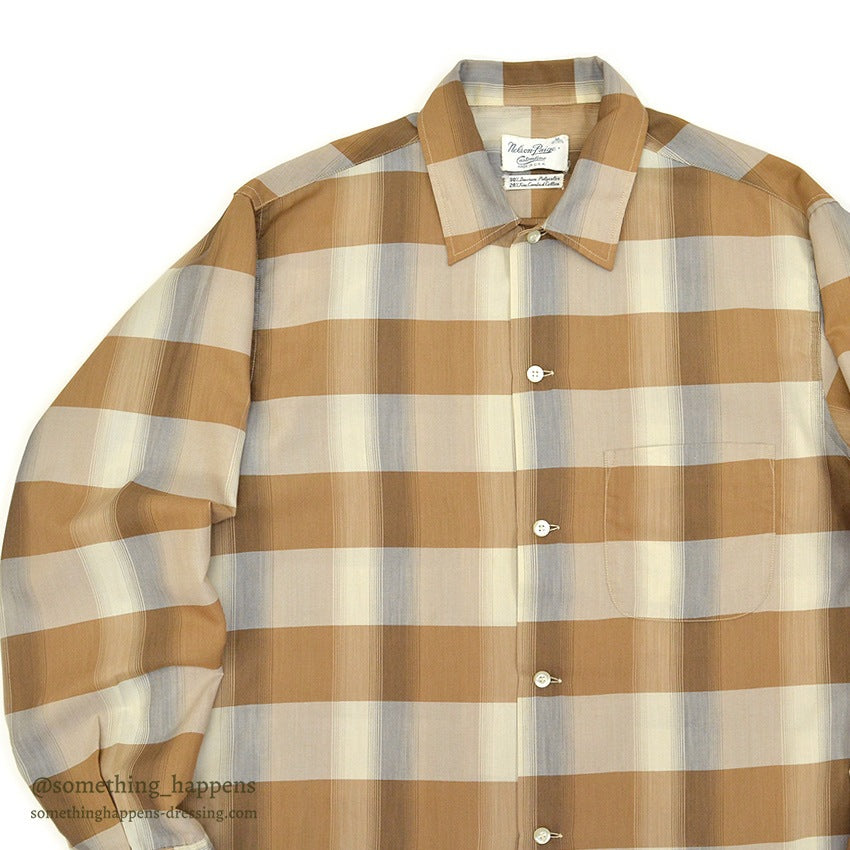 1960's NELSON PAIGE WIDE STRIPED SHIRT...M