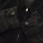 1930's UNKNOWN BLACK CORDUROY SPORT JACKET RARE...