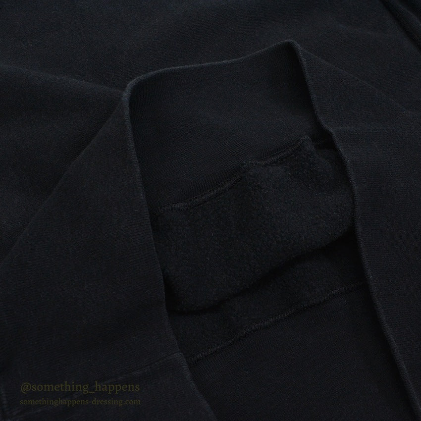 1990's CHAMPION REVERSE WEAVE SWEAT SHIRT BLACK 3 COLOR EYES LOGO ... L