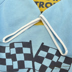 1960's BRENT LEMMON/CHECKERED FLAG 4-POCKET S/S SWEAT SHIRT ... XL