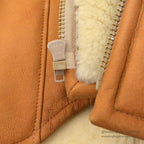 ~1990's DEADSTOCK SAWYER OF NAPA MOUTON SHEARLING VEST...L