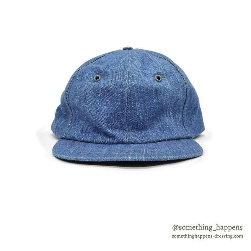 1970's~ OLD BLUE DENIM CAP...FITS ALL