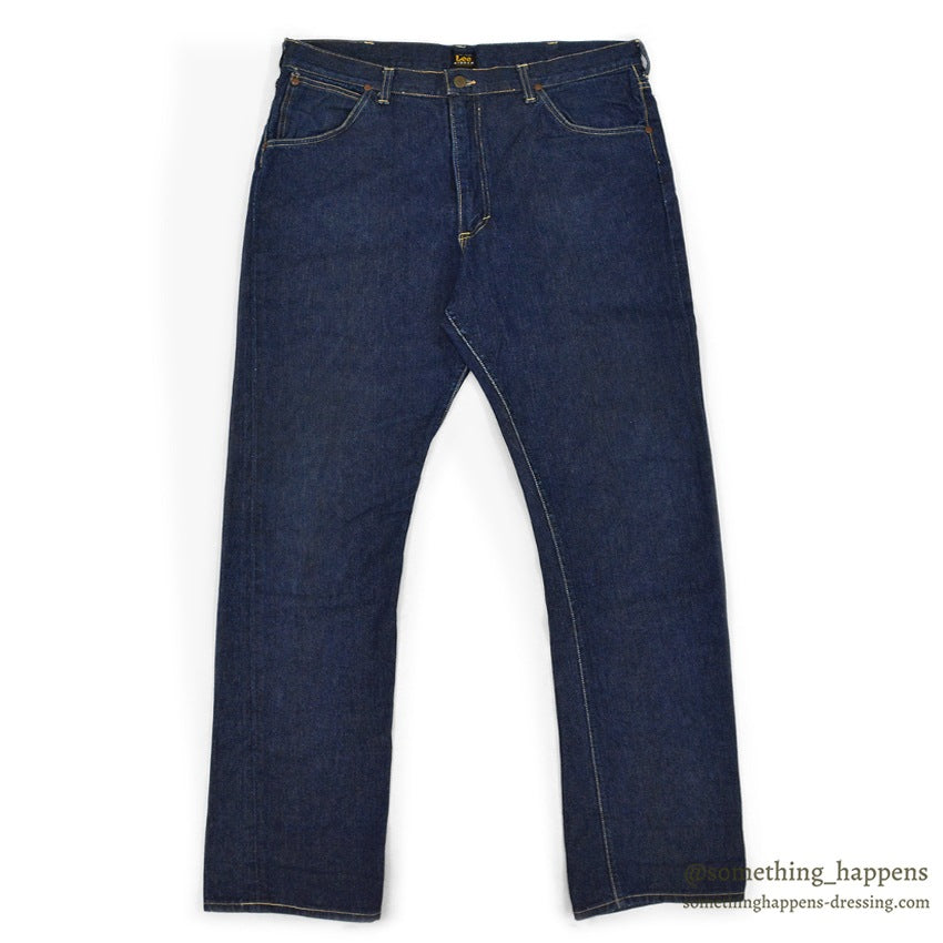 1960's Lee RIDERS 101Z DENIM PANTS DARK / CENTER BLACK TAG ... W36/L35