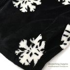 BLACK MOUNTAIN SNOW FLAKE PATTERN FLEECE JACKET...L