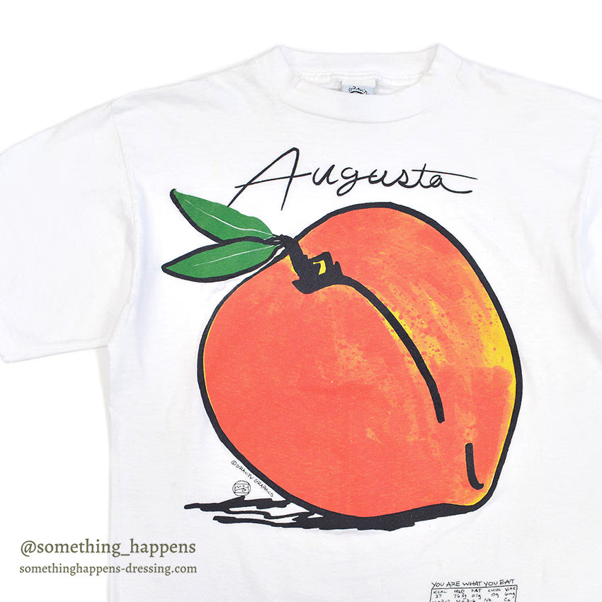1990's GRAVITY GRAPHICS AUGUSTA PEACH T-SHIRT... L