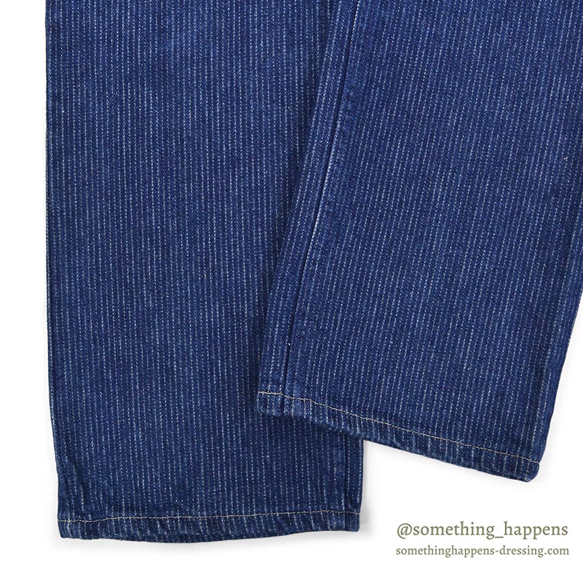1980's Lee 203 STRIPE DENIM PANTS / TRIM FIT ... W34/L36